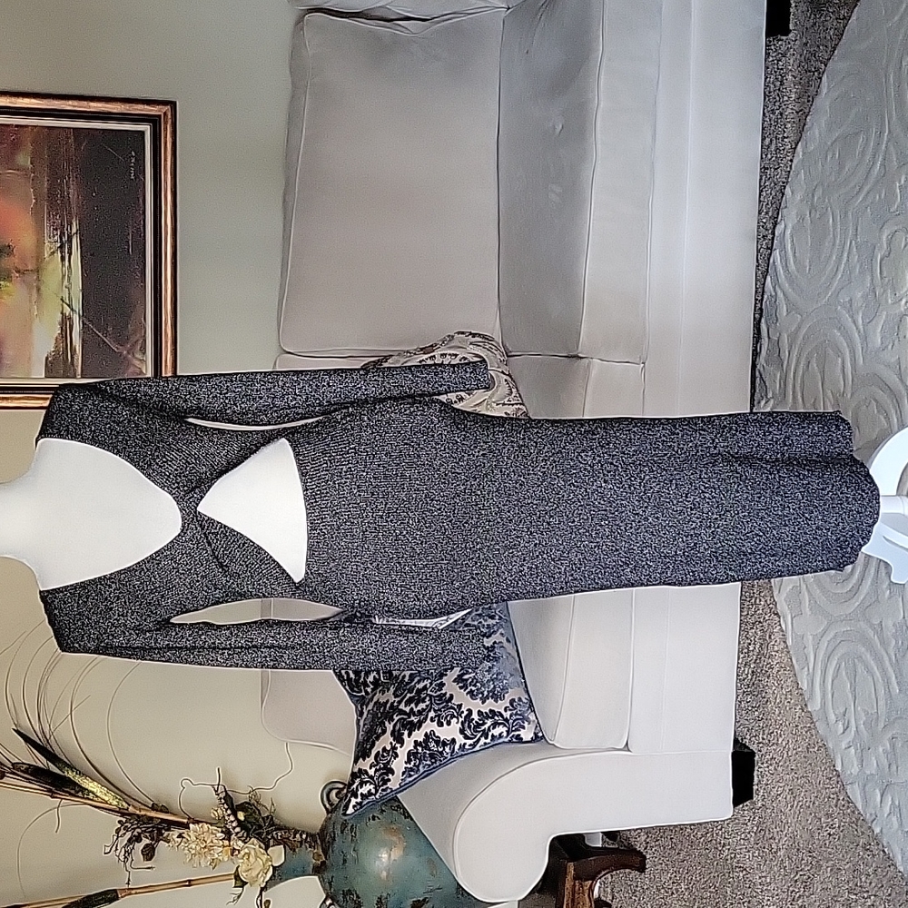 House of Harlow 1960  Metallic Knit Dress